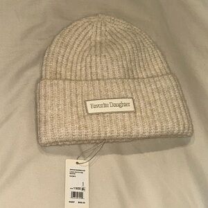 Favorite Daughter Ivory Knit Beanie